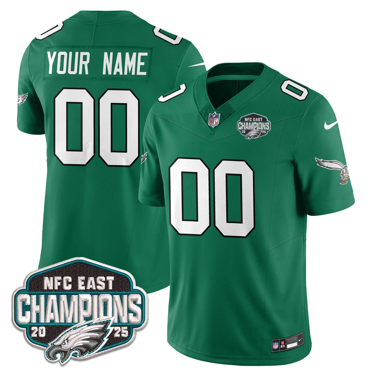 PHI NFC East Champions Vapor Limited Jersey - All Stitched