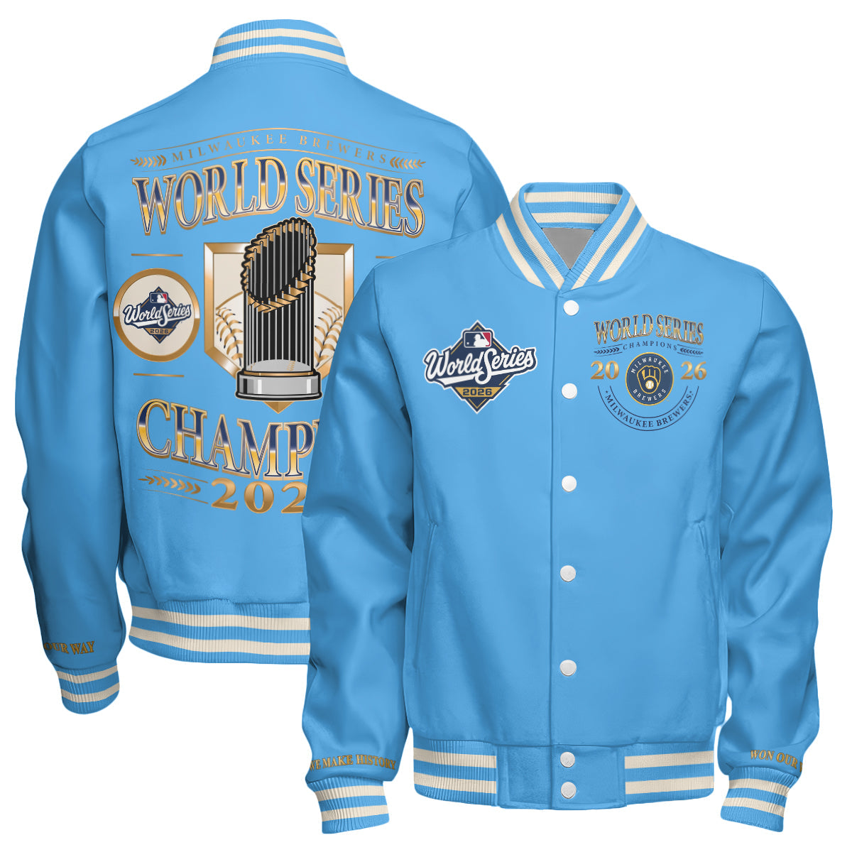 MIL 2026 WS Champions Limited Edition Varsity Jacket - Printed
