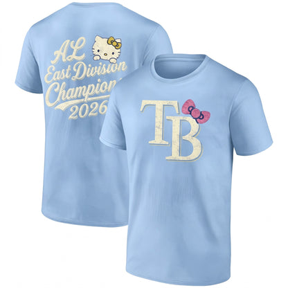 TB x Meow KT AL East Division Champions Two Sides T-Shirt - Printed V1