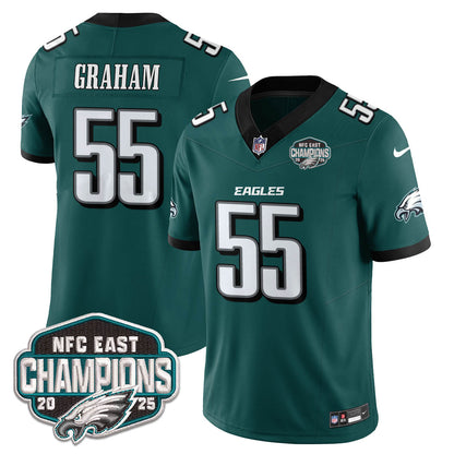 PHI NFC East Champions Vapor Limited Jersey - All Stitched