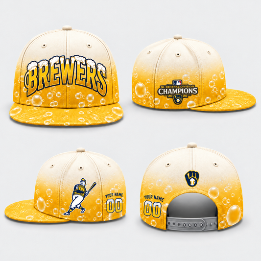 MIL Beers Edition Personalized Snapback Cap - Printed