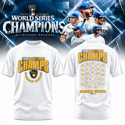 MIL World Series Champions Two Sides T-Shirt - Printed V18