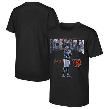 Chicago Bears Caleb Williams One Side Printed T-Shirt V7