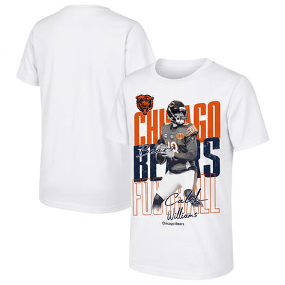 Chicago Bears Caleb Williams One Side Printed T-Shirt V1