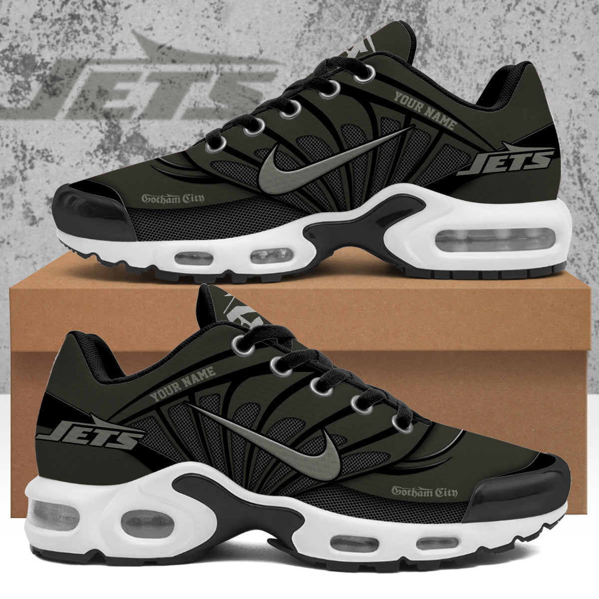 NYJ Rivalry Series Air Max Shoes