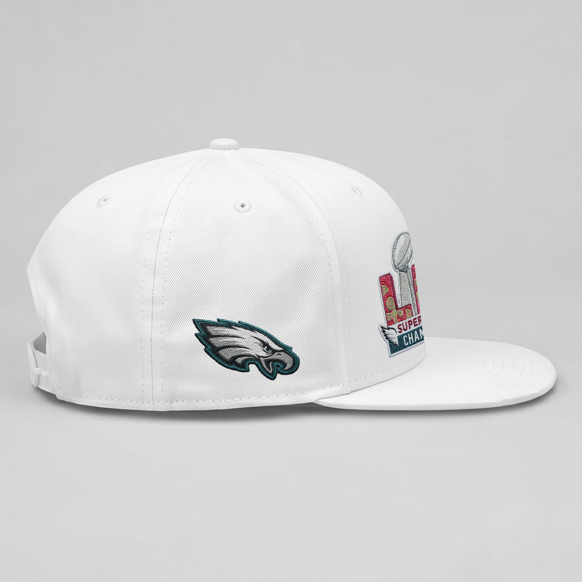 Philadelphia Eagles Champions SB LIX Snapback Cap - Embroidered