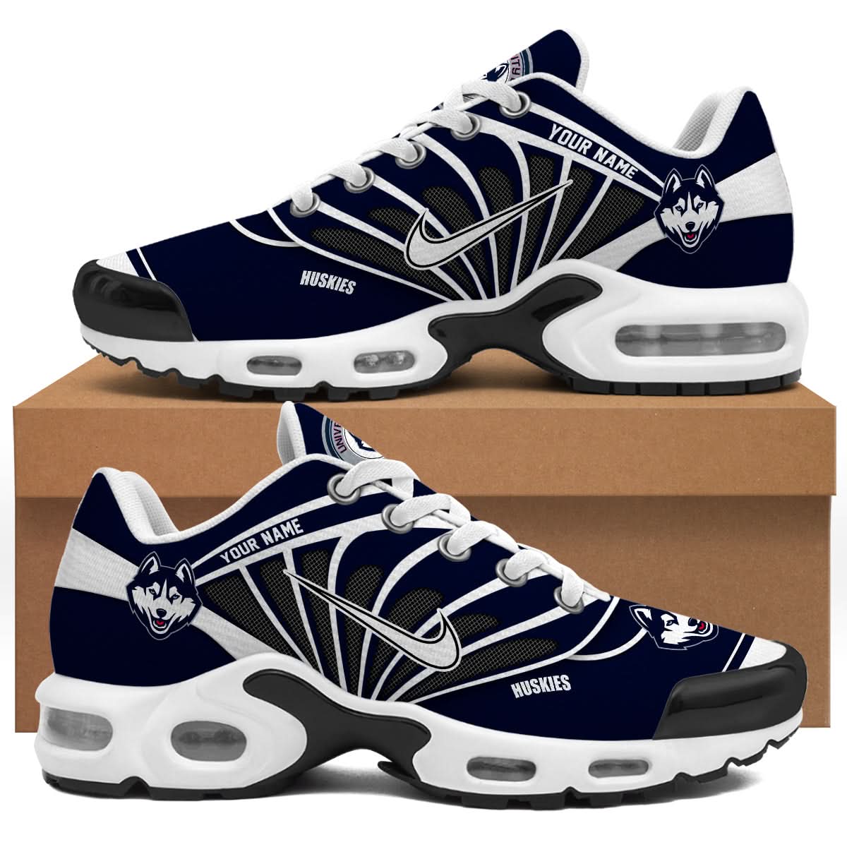UCONN NCAA Air Max Plus Shoes - Limited