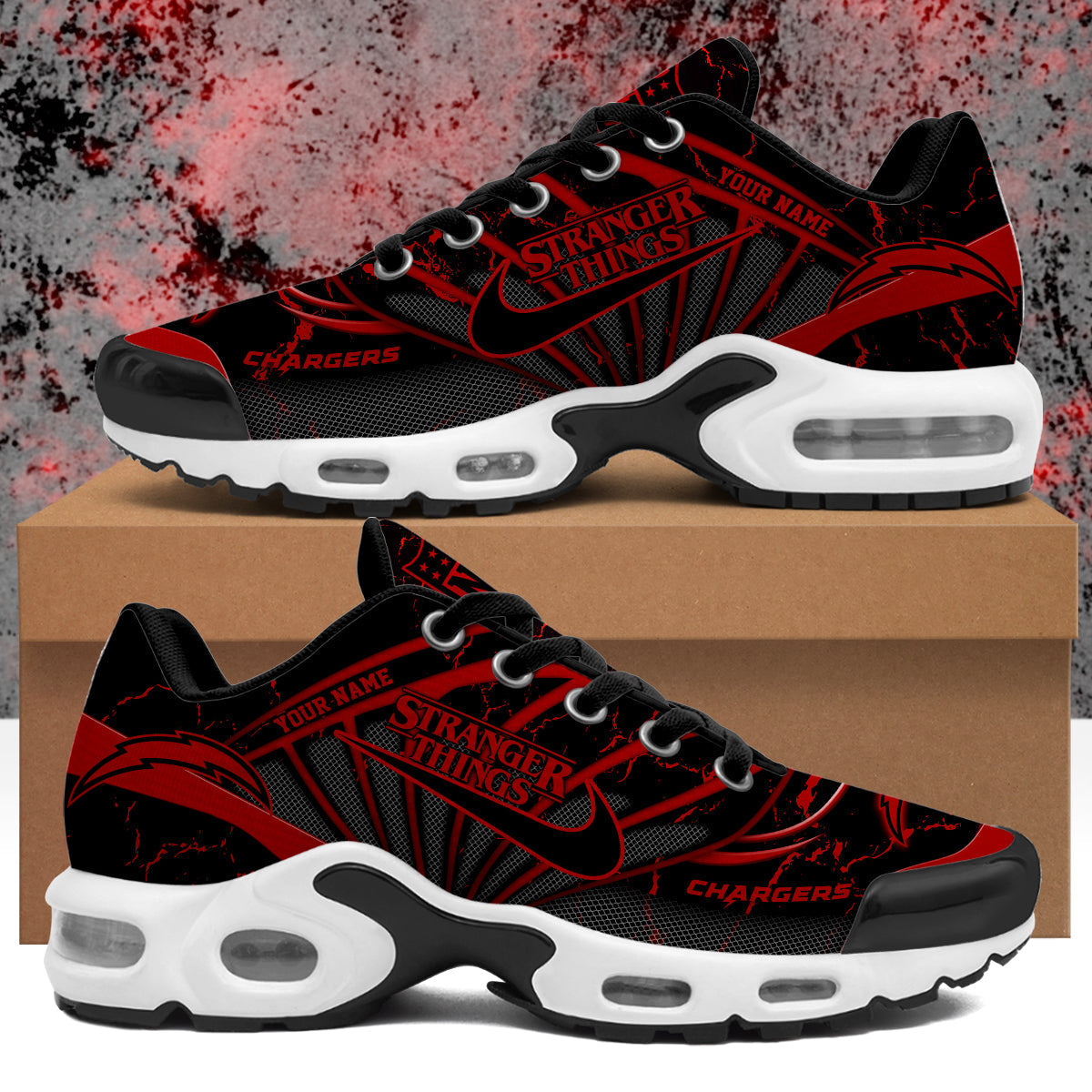 LVG Stranger Things Personalized Air Max Shoes