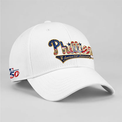 PHI 2026 Independence Day Custom Baseball Cap V2- Embroidered