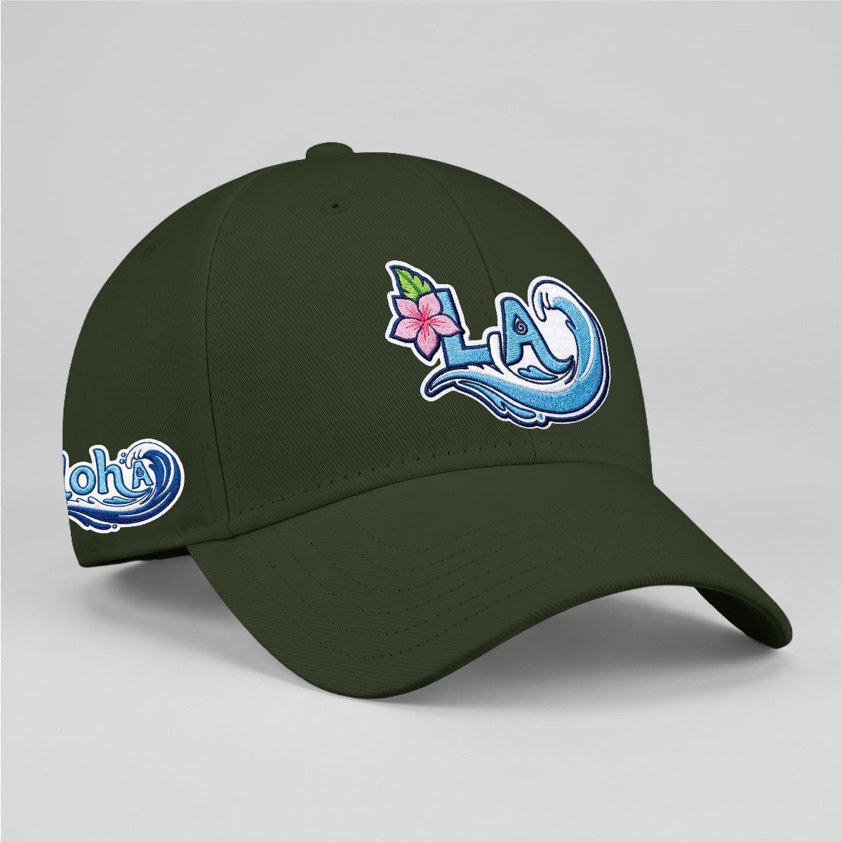 LAD Aloha Baseball Embroidered Cap
