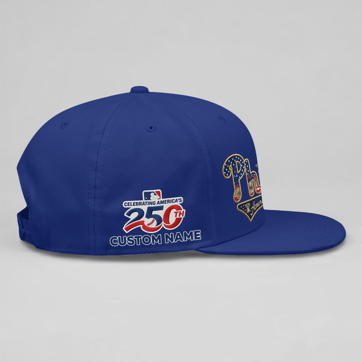PHI 2026 Independence Day Custom Snapback Cap V2- Stitched