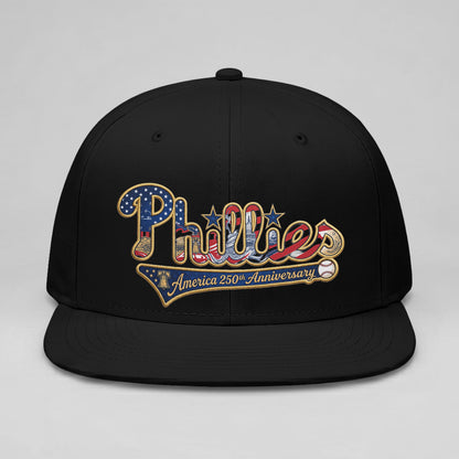 PHI 2026 Independence Day Custom Snapback Cap V2- Stitched