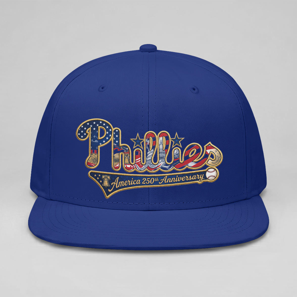 PHI 2026 Independence Day Custom Snapback Cap V2- Stitched