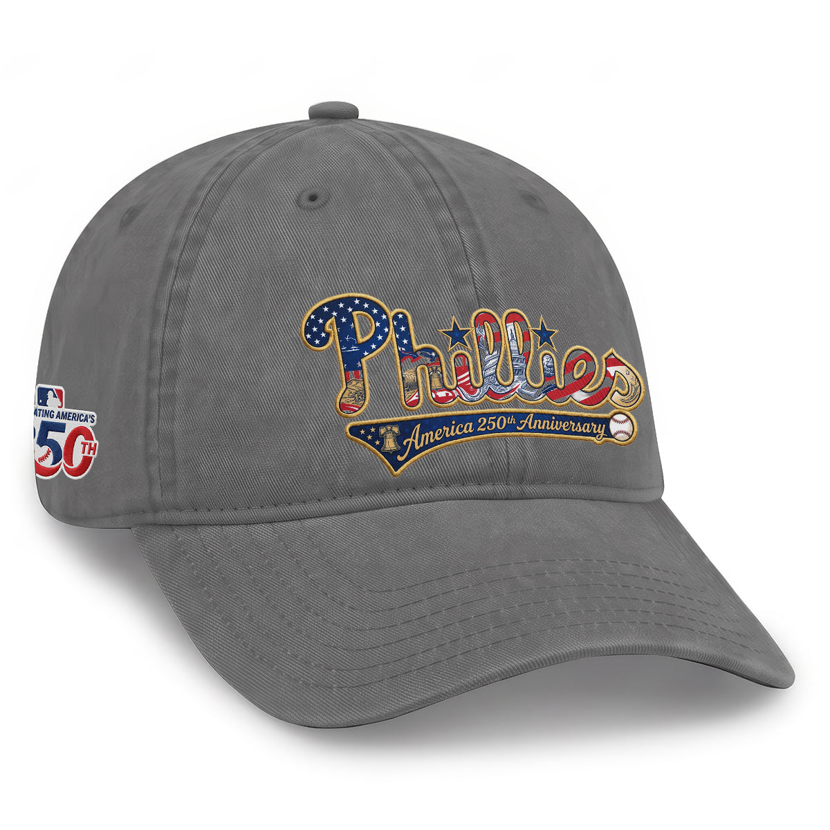 PHI 2026 Independence Day Custom Wash Hat V2- Embroidered