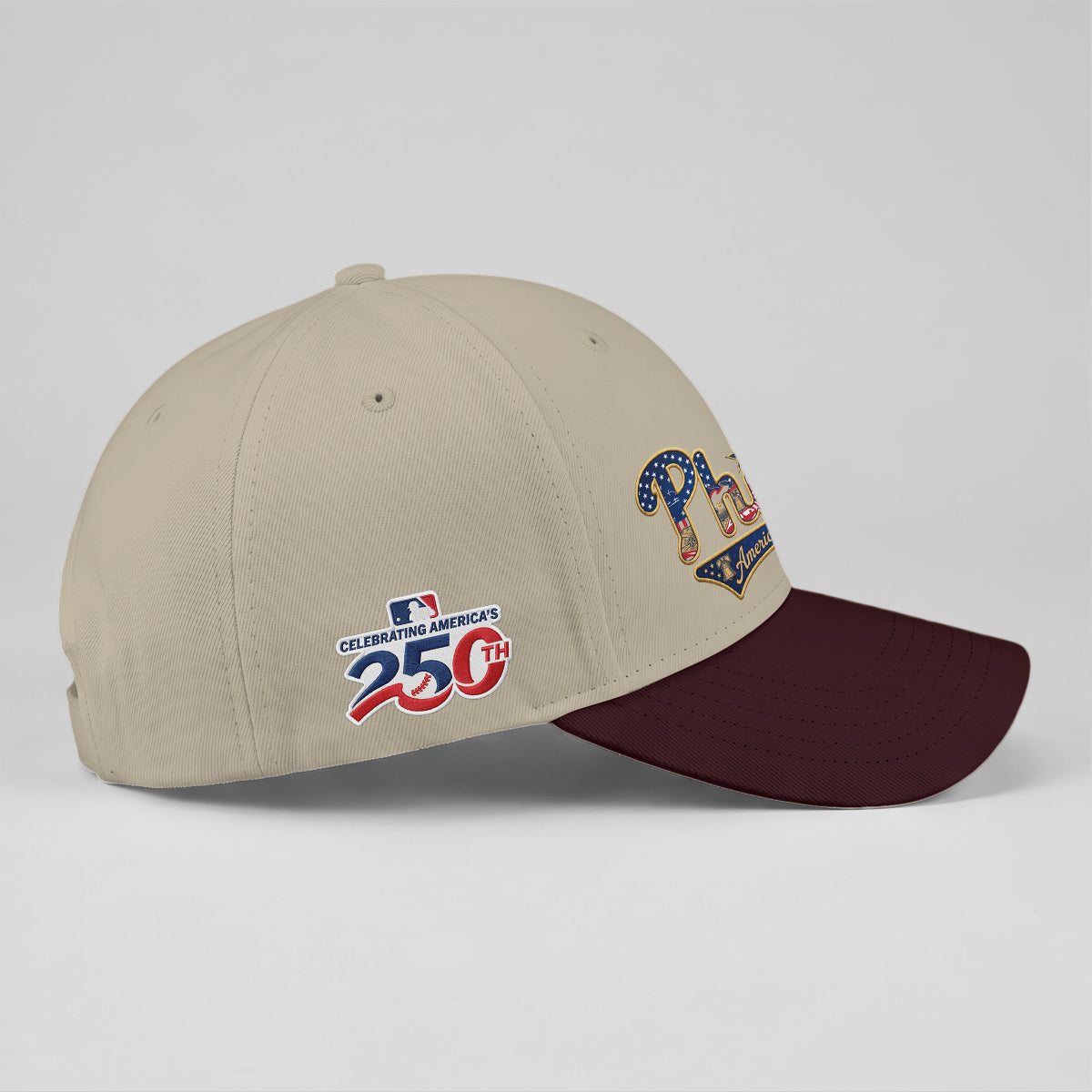 PHI 2026 Independence Day Baseball Cap V2- Embroidered