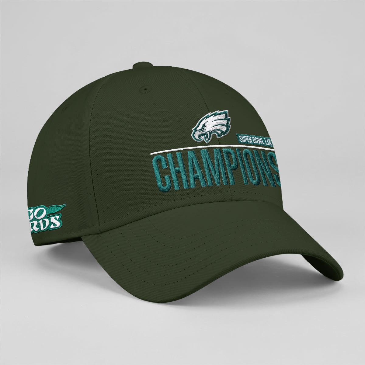 PHI Champions SB LIX Custom Baseball Cap V2 - Embroidered
