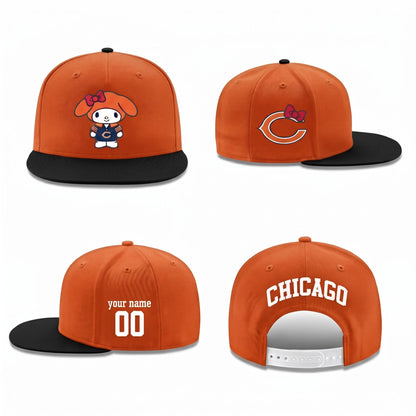 CHI x Pink Sanrio Friends Personalized Snapback Cap - Printed