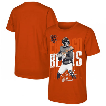 Chicago Bears Caleb Williams One Side Printed T-Shirt V1