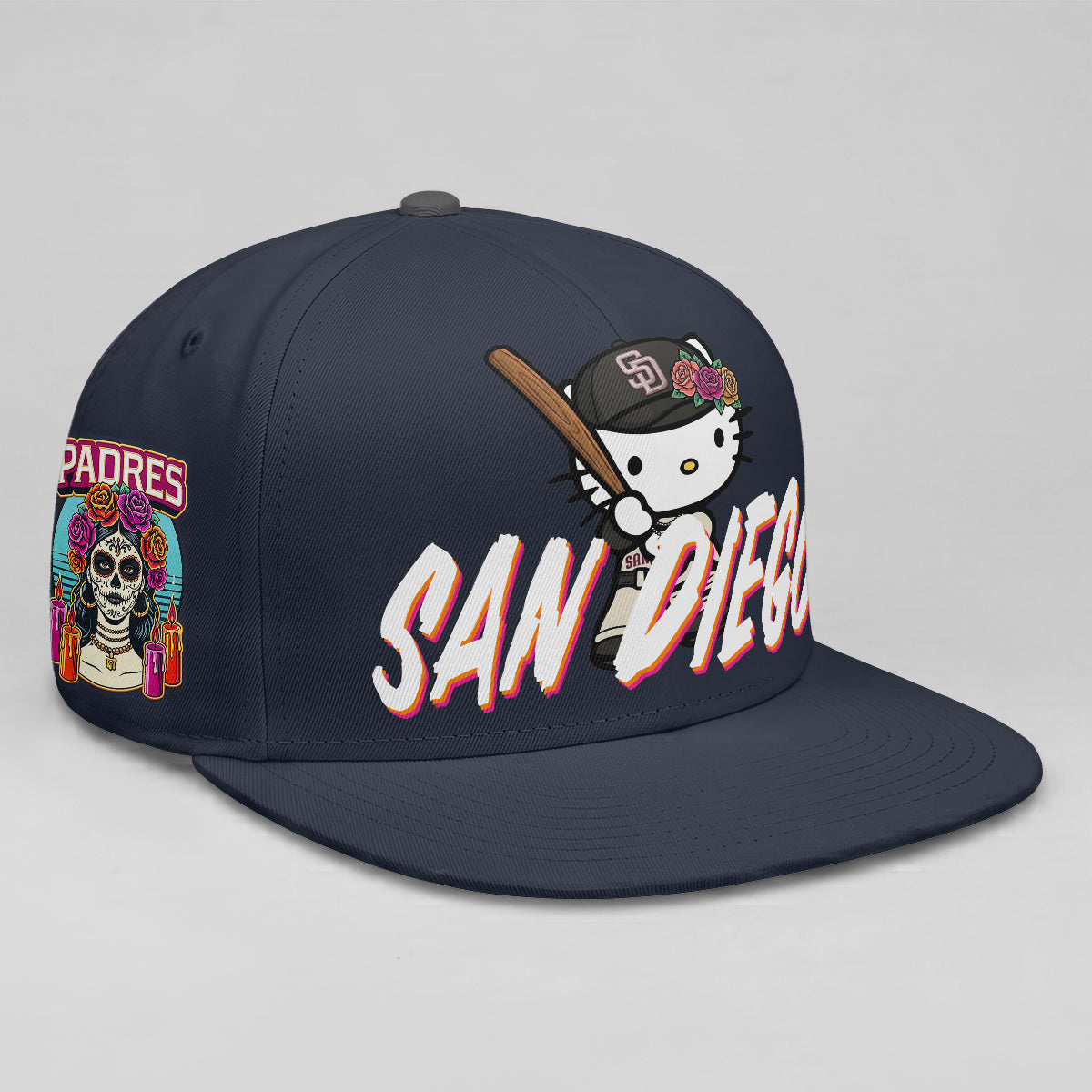 SD x Meow KT Personalized Snapback Cap - Printed