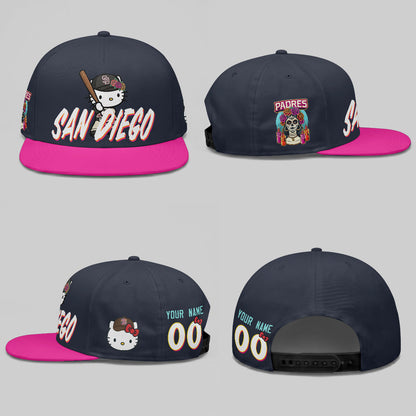 SD x Meow KT Personalized Snapback Cap - Printed