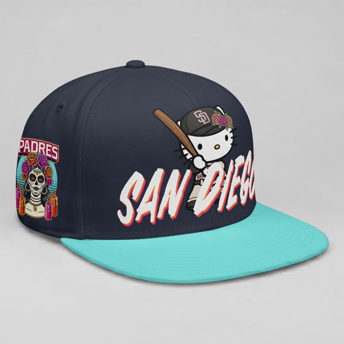 SD x Meow KT Personalized Snapback Cap - Printed