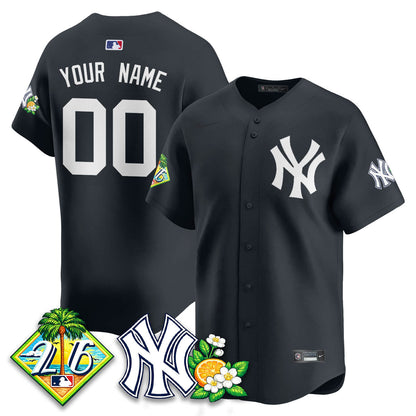 Custom NYY 2026 Spring Training Vapor Limited Jersey - All Stitched