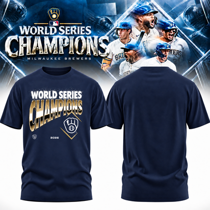 MIL World Series Champions One Side T-Shirt - Printed V13