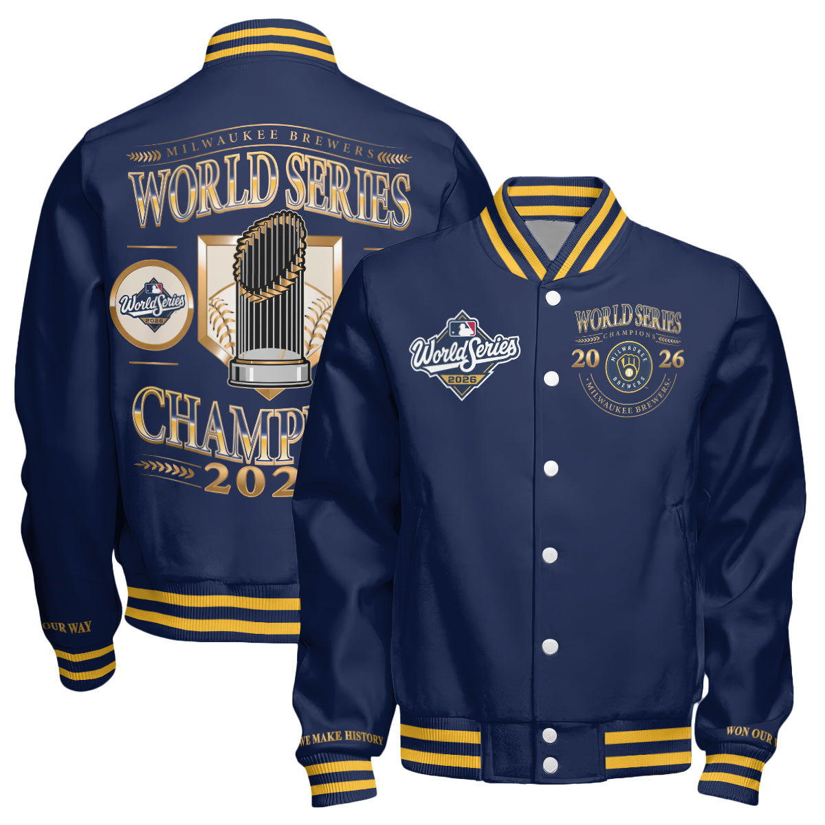 MIL 2026 WS Champions Limited Edition Varsity Jacket - Printed