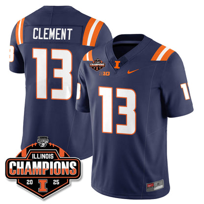 ILL Football 2025 Music City Bowl Champions Limited Jersey - All Stitched