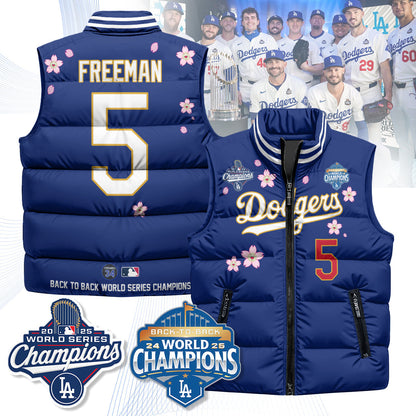 LAD Tokyo 2025 World Series Champions Puffer Vest