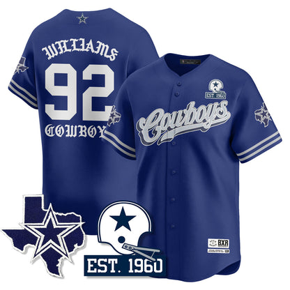 DAL Born x Raised Baseball Jersey - All Stitched