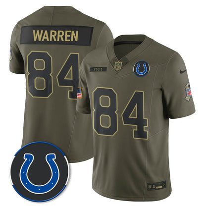 IND 2025 Salute to Service Limited Jersey - All Stitched