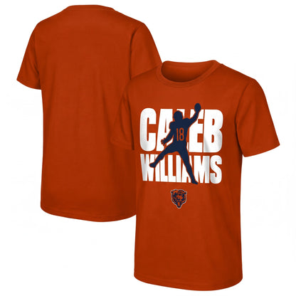 Chicago Bears Caleb Williams One Side Printed T-Shirt V4