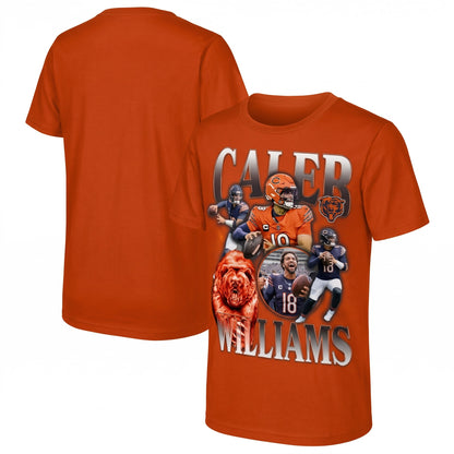 Chicago Bears Caleb Williams One Side Printed T-Shirt V5