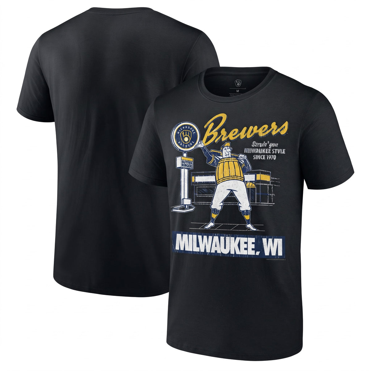MIL Servin' You Since 1970 One Side T-Shirt - Printed