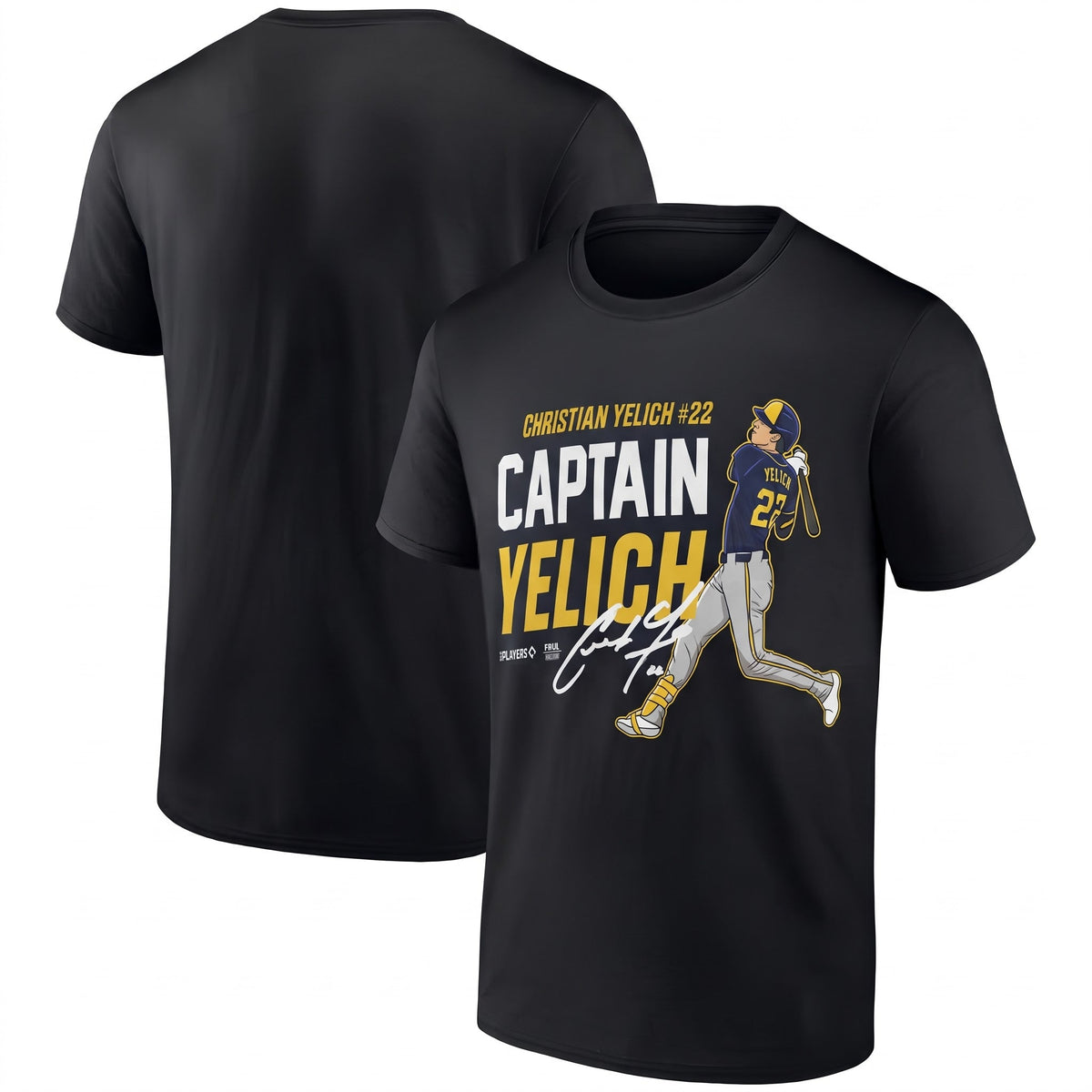 MIL Captain Yelich One Side T-Shirt - Printed