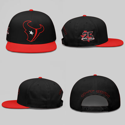 HOU Fan Gear Black Edition Snapback Cap - Printed