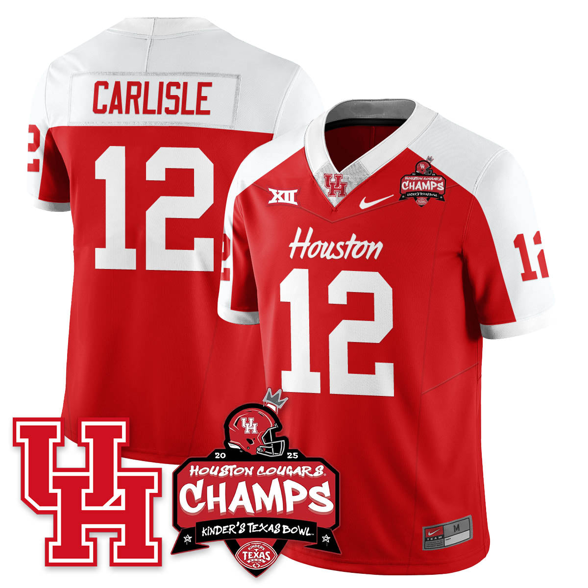 HCG Football 2025 Kinder's Texas Bowl Champions Jersey - All Stitched