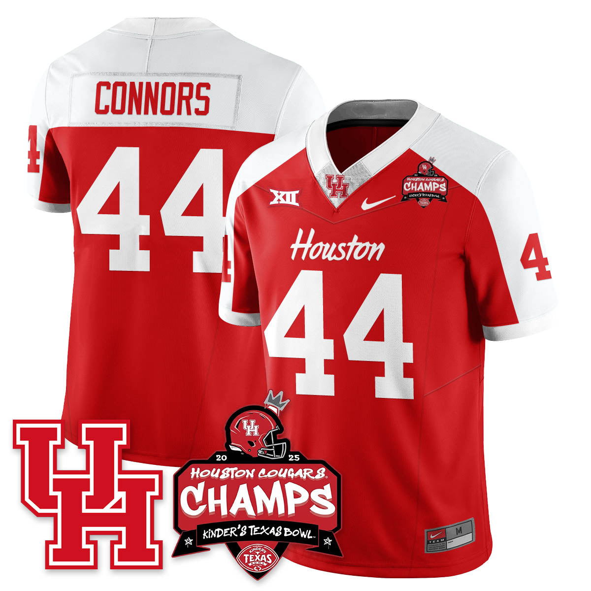 HCG Football 2025 Kinder's Texas Bowl Champions Jersey - All Stitched