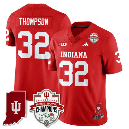 Indiana H Vapor Limited Football Jersey - Rose Bowl Champions - All Stitched