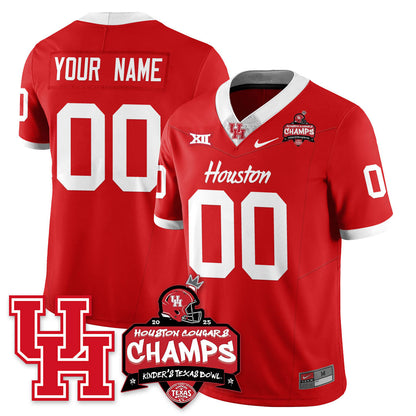 HCG Football 2025 Kinder's Texas Bowl Champions Custom Jersey - All Stitched