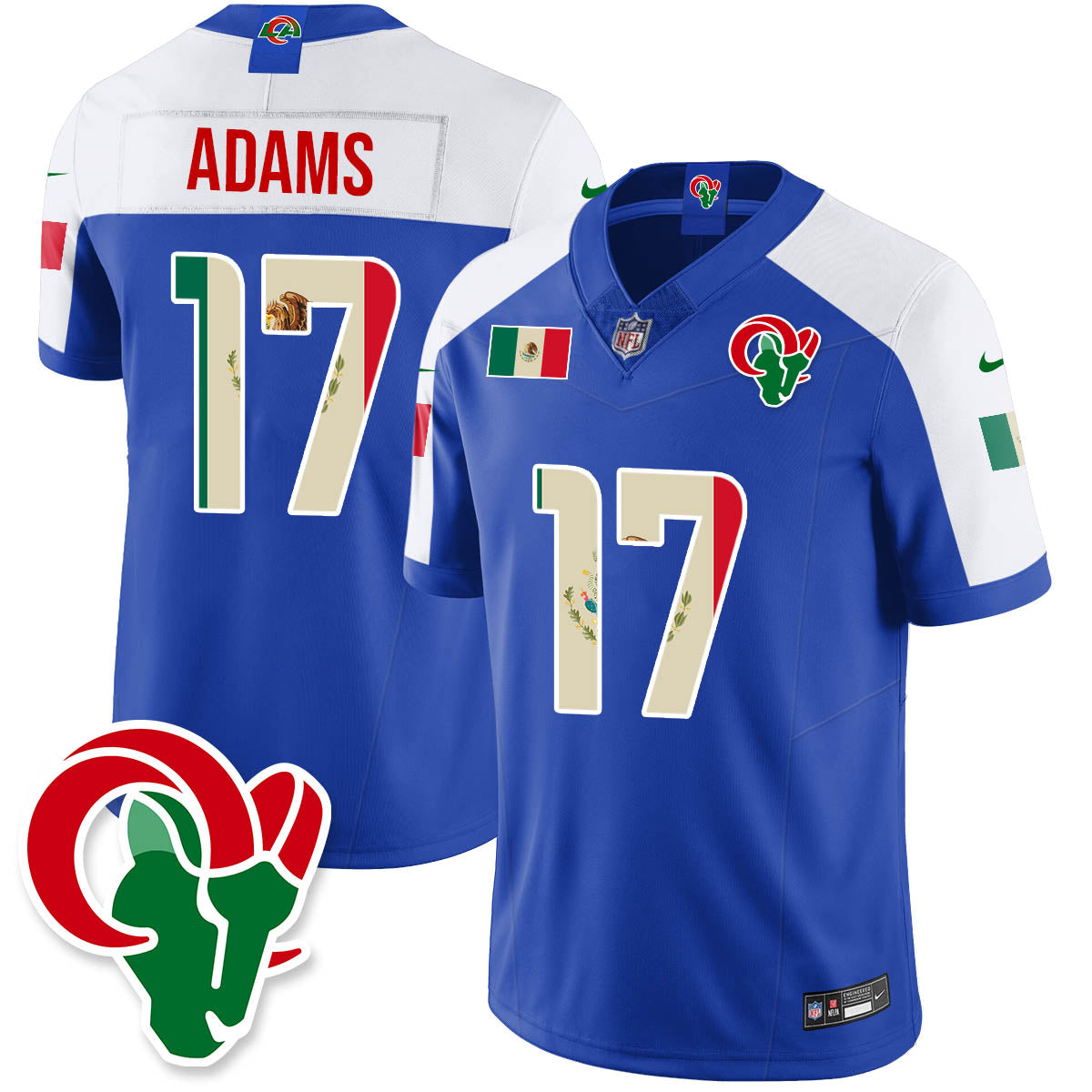 LAR Mexico Vapor Limited Jersey - All Stitched