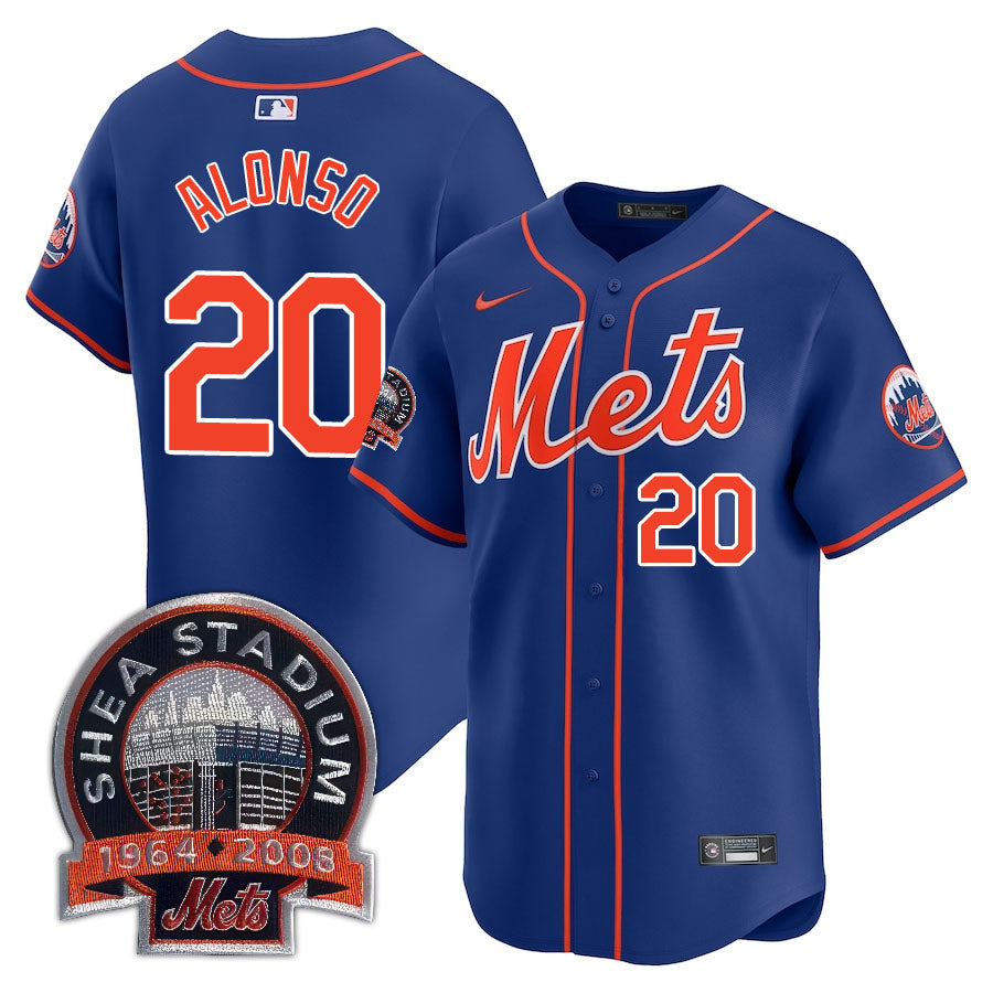 NYM Limited Jersey - 2008 Patch - All Stitched