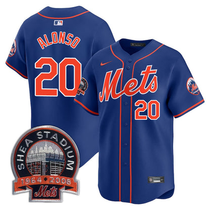 NYM Limited Jersey - 2008 Patch - All Stitched