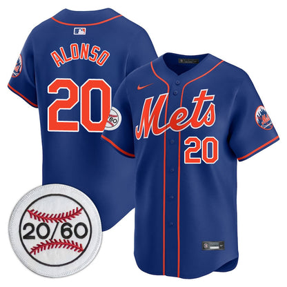 NYM Limited Jersey - 2001 Patch - All Stitched