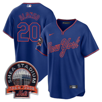 NYM Limited Jersey - 2008 Patch - All Stitched