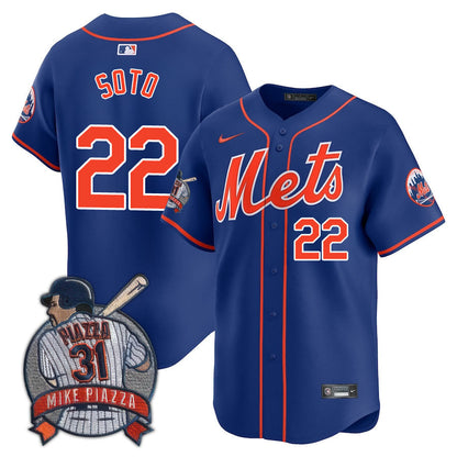 NYM Limited Jersey - 2016 Patch - All Stitched