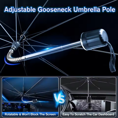 Car Sunshade Umbrella with 360°Rotation