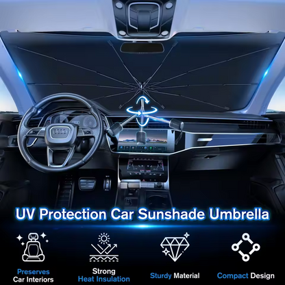 Car Sunshade Umbrella with 360°Rotation