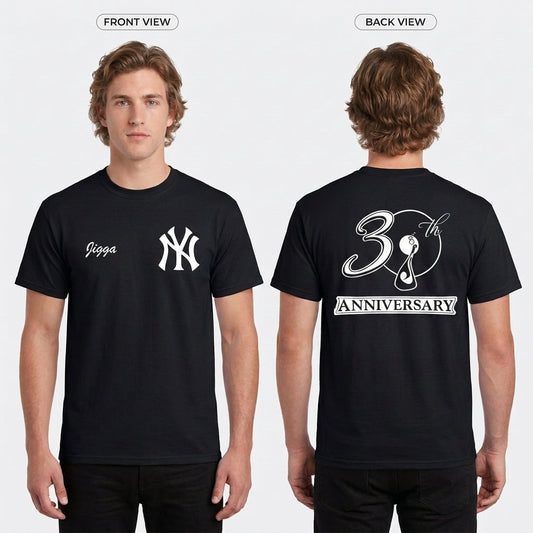 New York Yankees Jay Z Edition Two Sides Printed T-Shirt